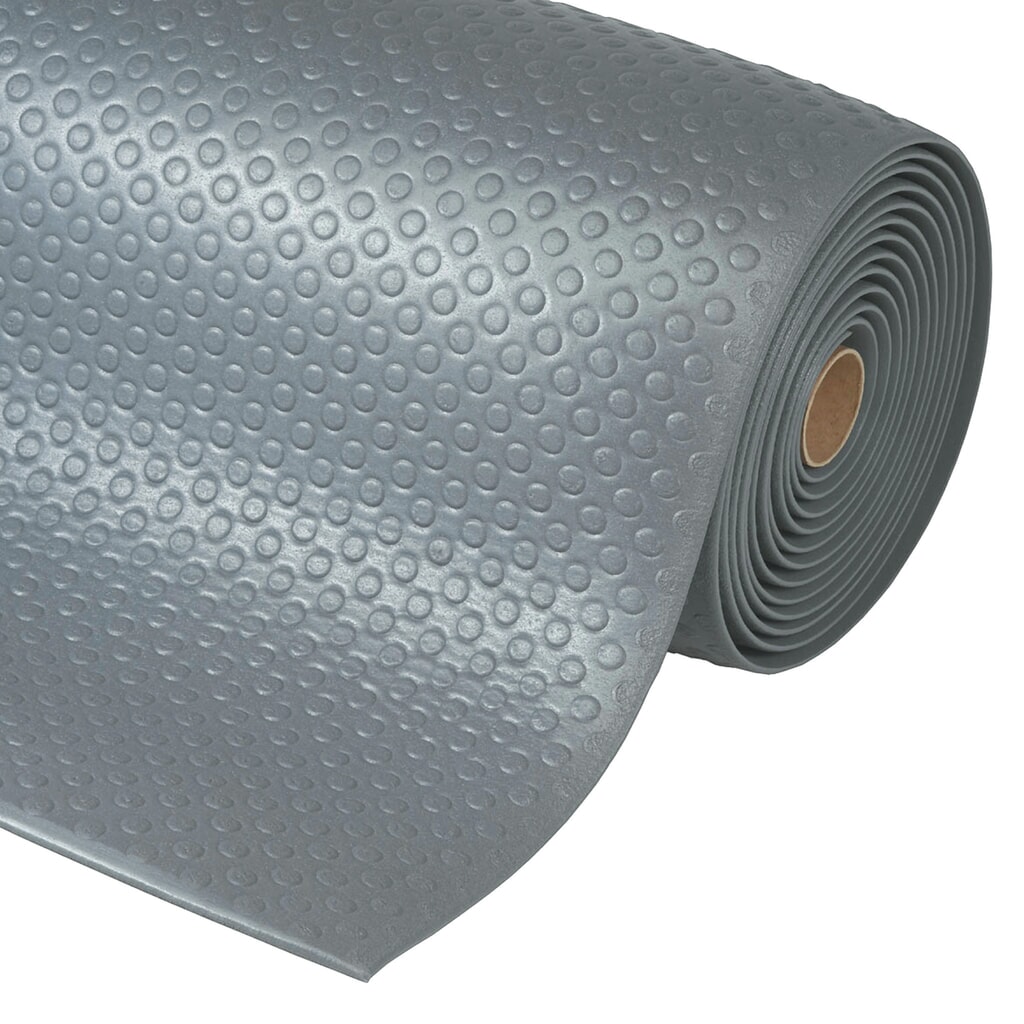 Obrázok výrobku: Protiúnavová rohož, PVC/vinylová pena, nopky, metráž x 600 mm, sivá
