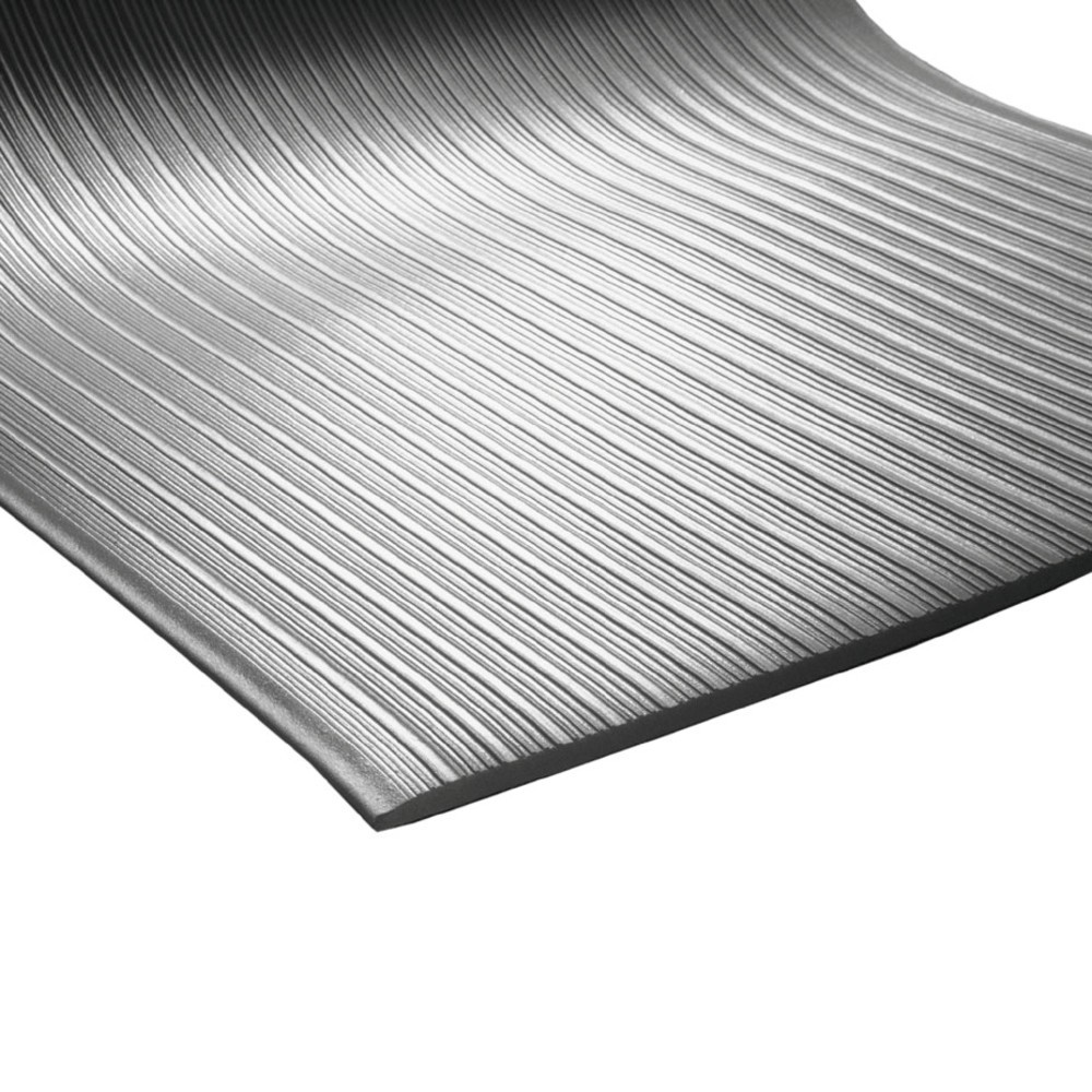 Číslo obrázka výrobku 2: Protiúnavová rohož z vinylu, ryhovaná, š x h 600 x 900 mm