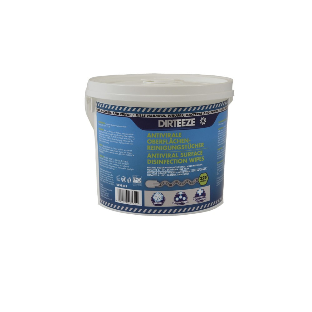 Číslo obrázka výrobku 1: Protivírusové utierky, vedro po 225 ks