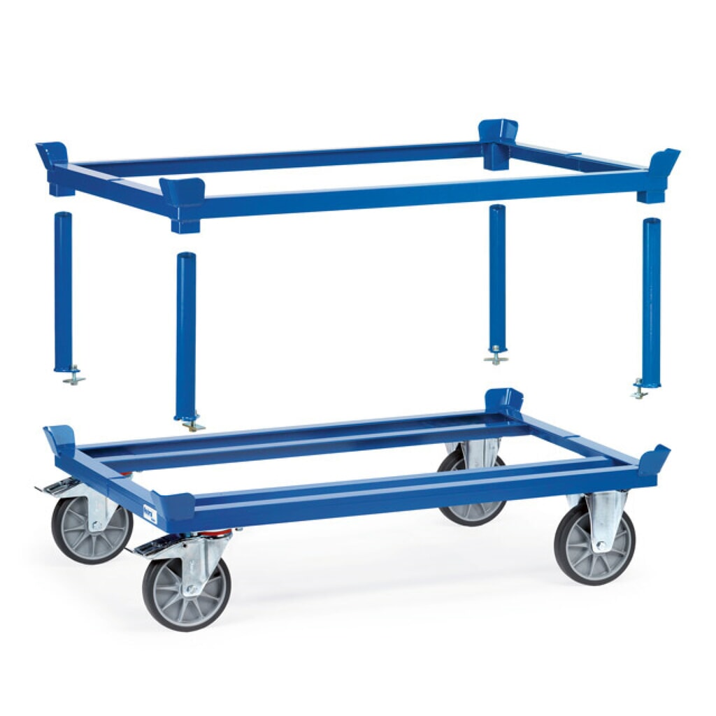Číslo obrázka výrobku 3: Rám pre paletové podvozky fetra®, V x Š x H 370 x 810 x 610 mm