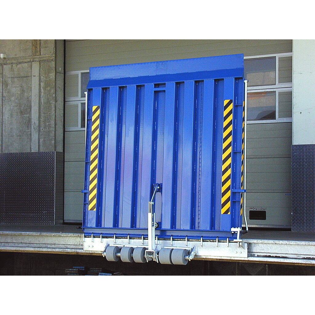 Obrázok výrobku: Robustný rampový vyrovnávací mostík Altec FBSV, oceľový, d × š 1 500 × 1 500 mm