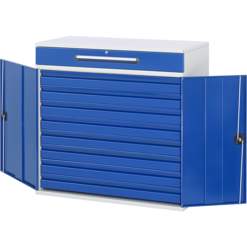 Číslo obrázka výrobku 4: Rečnícky pult RAU, v × š × h 1 060 × 1 100 × 520 mm, zásuv., 8 × 80, 1 × 120 mm