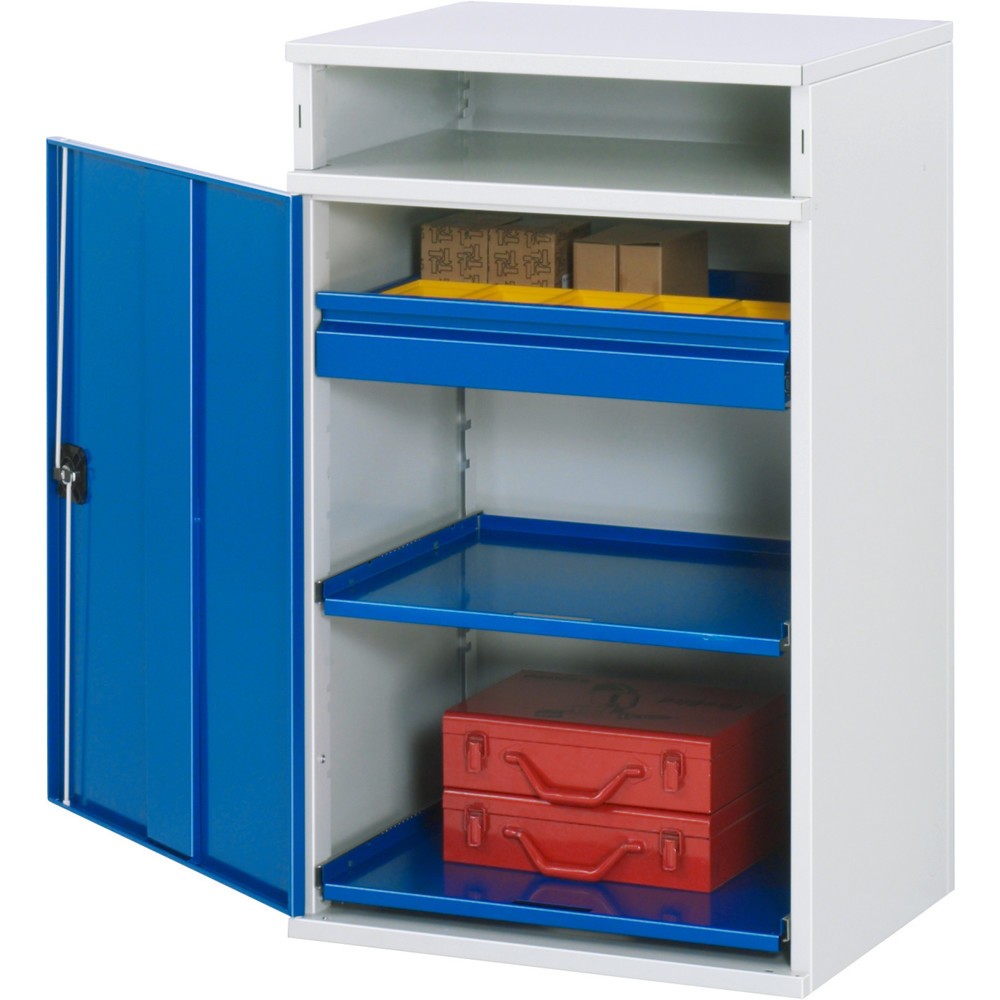 Číslo obrázka výrobku 1: Rečnícky pult RAU, v × š × h 1 060 – 650 × 520 mm, zásuv., 1 × 80 mm