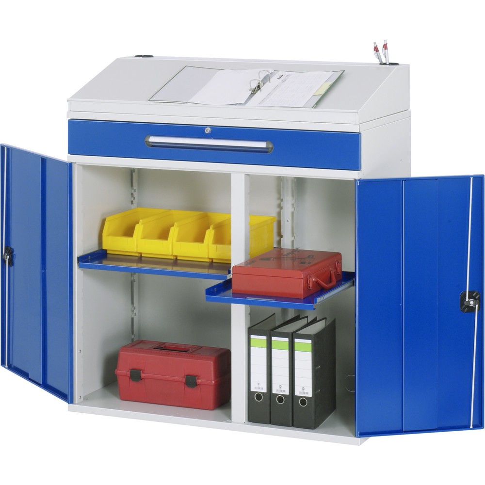 Číslo obrázka výrobku 1: Skrinka s pultom RAU, v × š × h 1 110 – 1 220 × 1 100 × 520 mm, zásuvky 1 × 120 mm