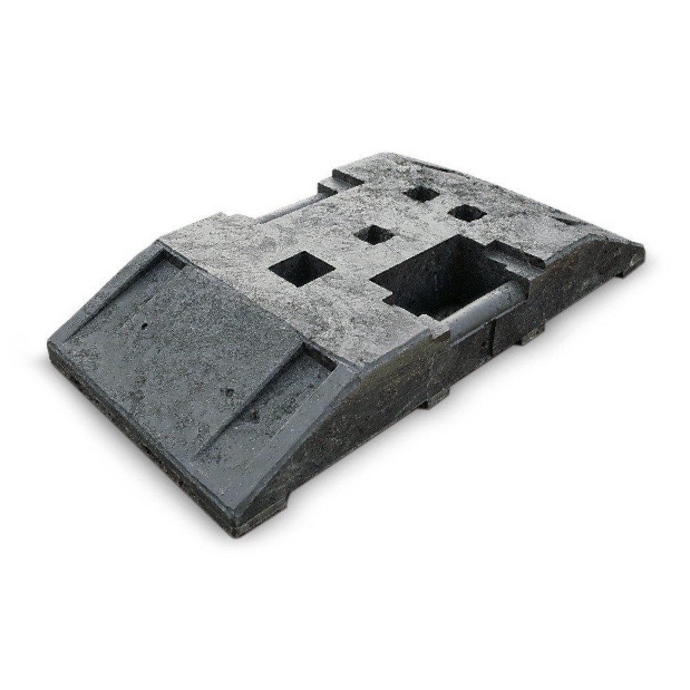 Obrázok výrobku: Recyklovaná nožná doska, D x Š 800 x 400 mm