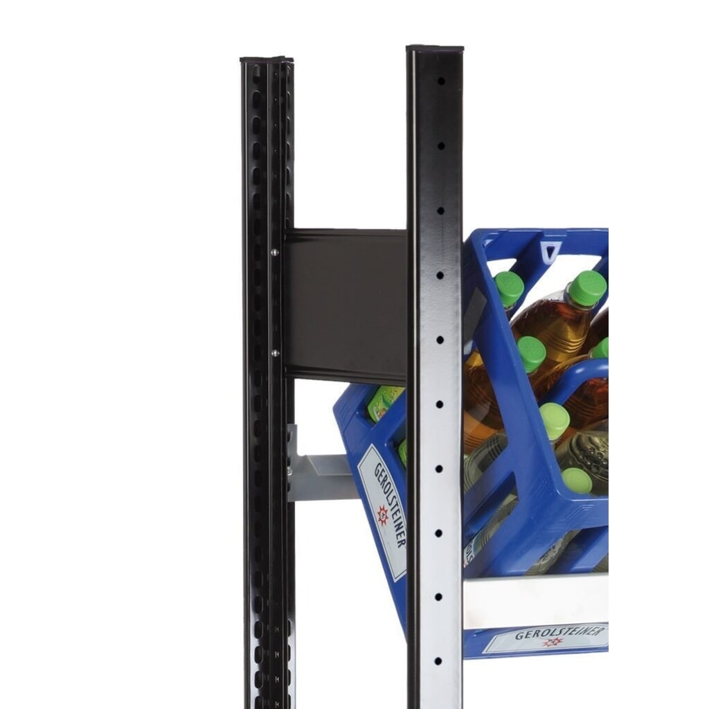 Regál na debny s nápojmi SCHULTE, v x š 1 800 x 400 mm Číslo obrázka výrobku 2: Regál na debny s nápojmi SCHULTE, v x š 1 800 x 400 mm