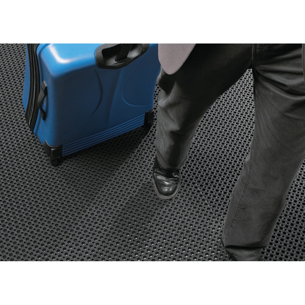 Rohož na zachytávanie nečistôt NoTrax Oct-O-Flex Bevelled™, š × d 900 × 1 500 mm, čierna Číslo obrázka výrobku 3: Rohož na zachytávanie nečistôt NoTrax Oct-O-Flex Bevelled™, š × d 900 × 1 500 mm, čierna