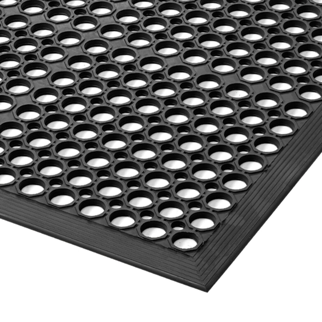 Rohož pre pracoviská pre mokré a suché oblasti, drenážne otvory, š x h 910 x 1520 mm Obrázok výrobku: Rohož pre pracoviská pre mokré a suché oblasti, drenážne otvory, š x h 910 x 1520 mm