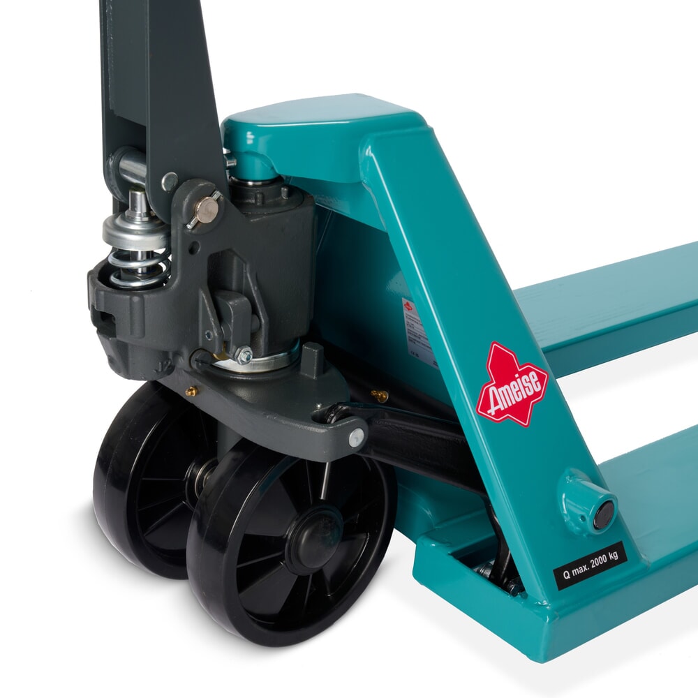Číslo obrázka výrobku 13: Ručný paletový vozík Ameise® PTM 2.0, nosnosť 2 000 kg, dĺžka vidlíc 2 000 mm, polyuretán, tandemové kolieska