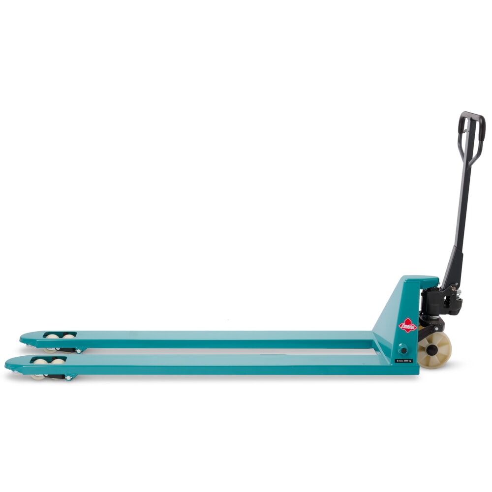 Číslo obrázka výrobku 7: Ručný paletový vozík Ameise® PTM 2.0, nosnosť 2000 kg, dĺžka vidlíc 1800 mm, nylon, tandemové kolieska