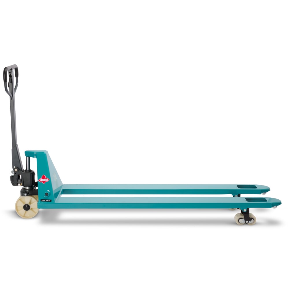 Číslo obrázka výrobku 10: Ručný paletový vozík Ameise® PTM 2.0, nosnosť 2000 kg, dĺžka vidlíc 1800 mm, nylon, tandemové kolieska