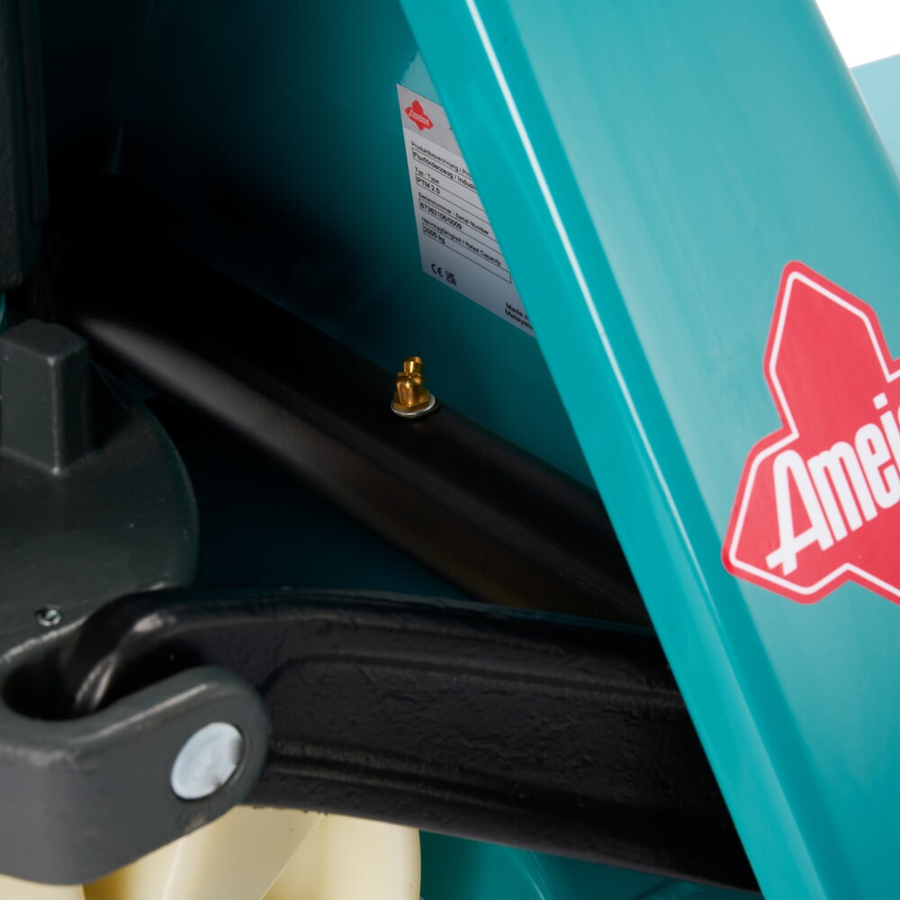 Číslo obrázka výrobku 12: Ručný paletový vozík Ameise® PTM 2.0, nosnosť 2000 kg, dĺžka vidlíc 1800 mm, nylon, tandemové kolieska