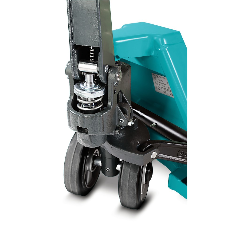 Číslo obrázka výrobku 6: Ručný paletový vozík Ameise® PTM 2.0, nosnosť 2 000 kg, dĺžka vidlíc 1 150 mm, nylon