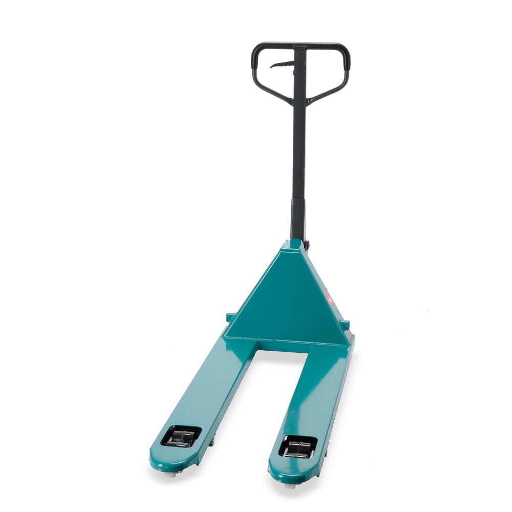 Číslo obrázka výrobku 5: Ručný paletový vozík Ameise® PTM 2.5, nosnosť 2 500 kg, dĺžka vidlíc 1 150 mm, polyuretán, tandemové kolieska