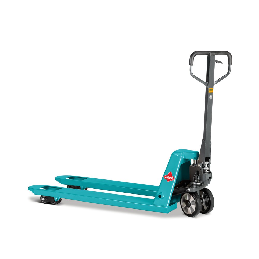 Číslo obrázka výrobku 1: Ručný paletový vozík Ameise® PTM 2.5, nosnosť 2 500 kg, dĺžka vidlíc 1 150 mm, nylon, tandemové kolieska