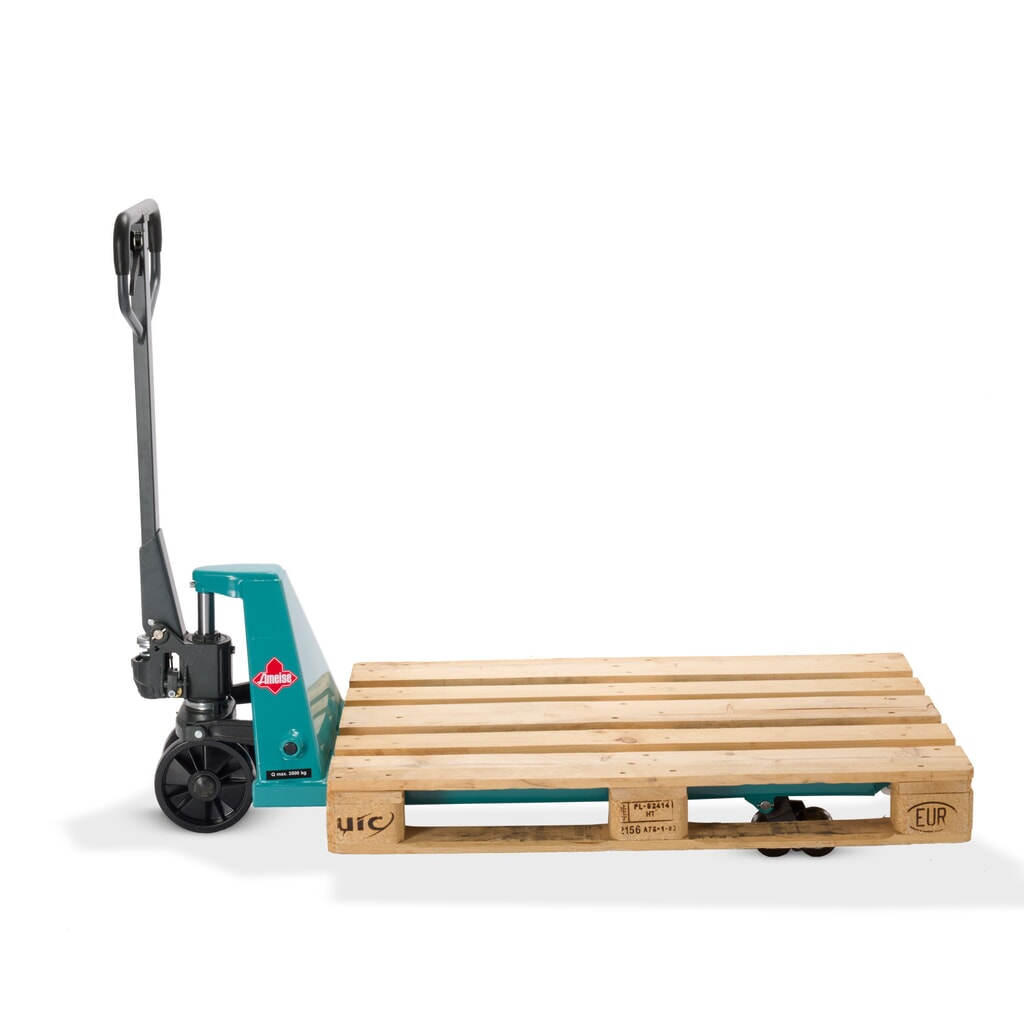 Ručný paletový vozík Ameise® PTM 3.0, nosnosť 3 000 kg, dĺžka vidlíc 1150 mm, polyuretán, tandemové kolieska Číslo obrázka výrobku 7: Ručný paletový vozík Ameise® PTM 3.0, nosnosť 3 000 kg, dĺžka vidlíc 1150 mm, polyuretán, tandemové kolieska