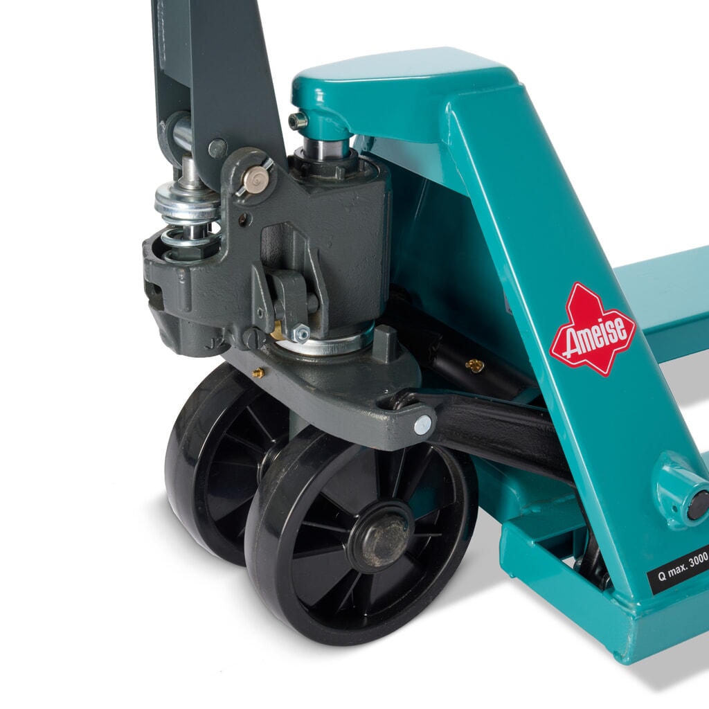 Ručný paletový vozík Ameise® PTM 3.0, nosnosť 3 000 kg, dĺžka vidlíc 1150 mm, polyuretán, tandemové kolieska Číslo obrázka výrobku 11: Ručný paletový vozík Ameise® PTM 3.0, nosnosť 3 000 kg, dĺžka vidlíc 1150 mm, polyuretán, tandemové kolieska