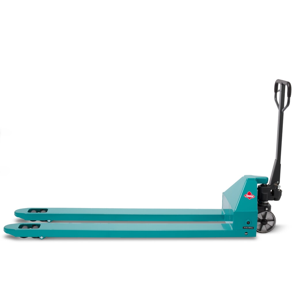 Číslo obrázka výrobku 5: Ručný paletový vozík Ameise® PTM 3.5, nosnosť 3500 kg, dĺžka vidlíc 1800 mm, polyuretán, tandemové kolieska
