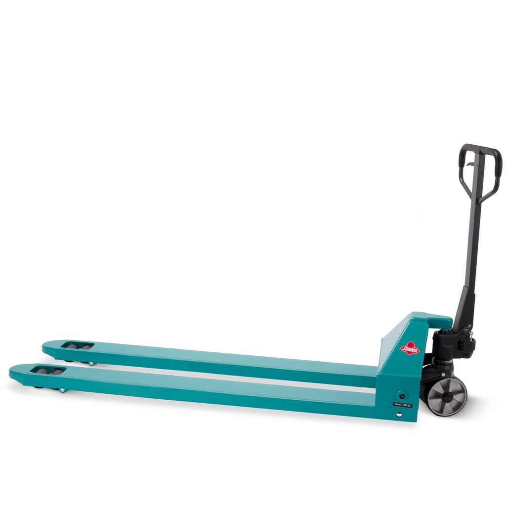 Číslo obrázka výrobku 11: Ručný paletový vozík Ameise® PTM 3.5, nosnosť 3500 kg, dĺžka vidlíc 1800 mm, polyuretán, tandemové kolieska