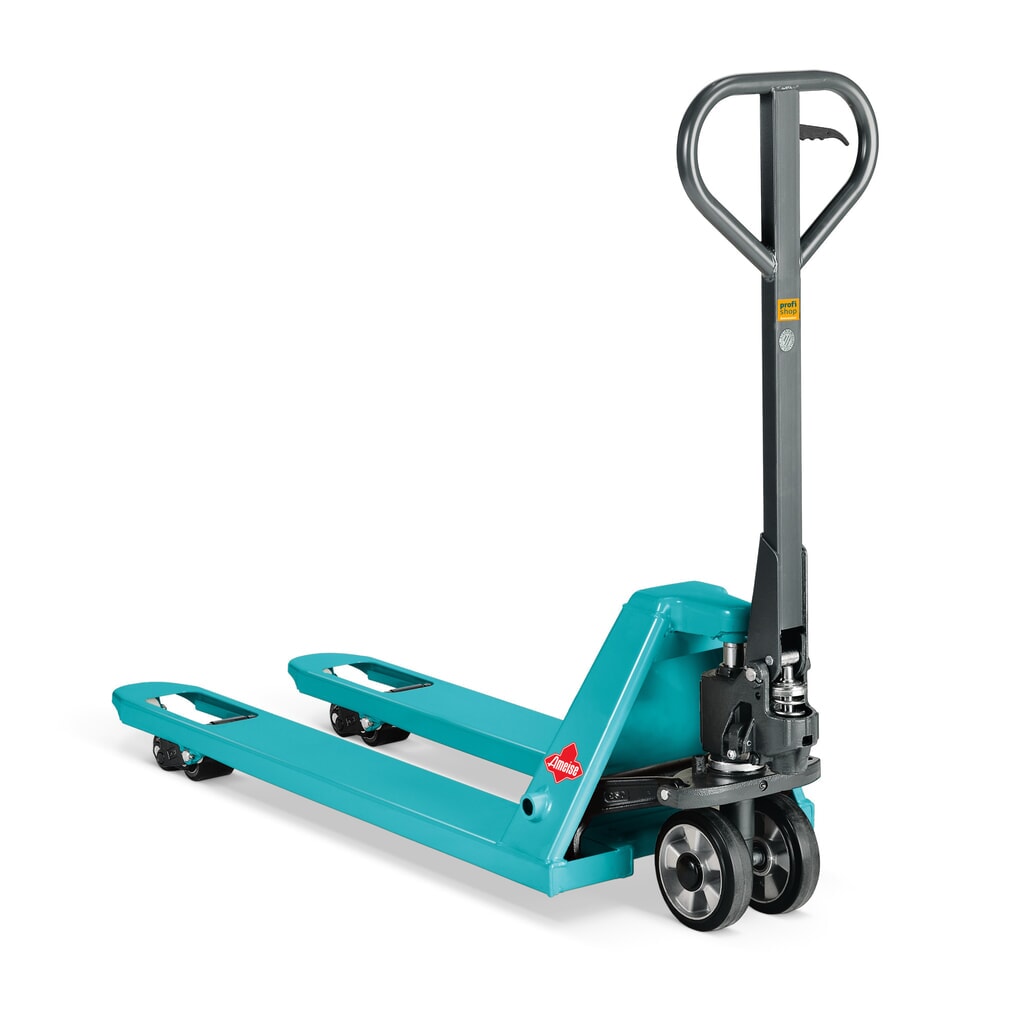 Ručný paletový vozík Ameise® PTM 2.0 s rýchlym zdvihom, nosnosť 2000 kg, dĺžka vidlíc 1150 mm, celogumové/polyuretán Obrázok výrobku: Ručný paletový vozík Ameise® PTM 2.0 s rýchlym zdvihom, nosnosť 2000 kg, dĺžka vidlíc 1150 mm, celogumové/polyuretán