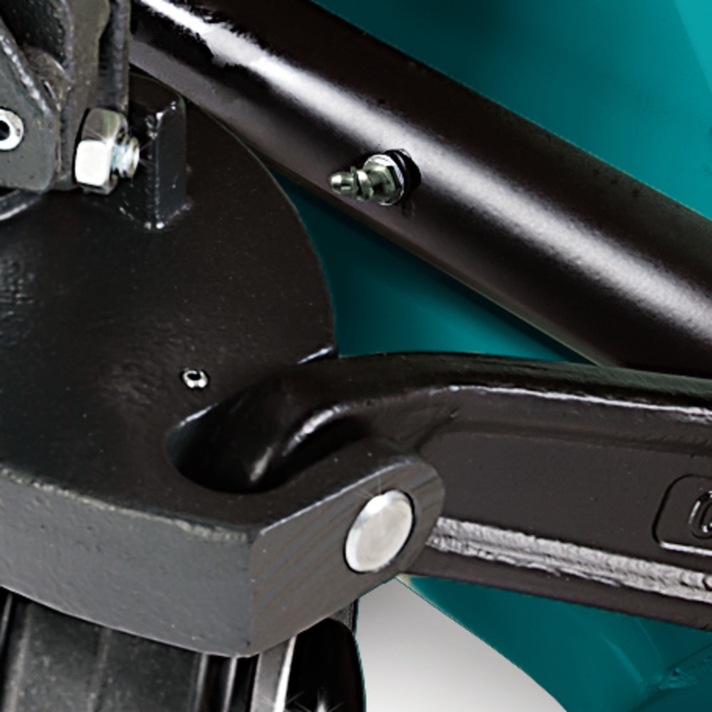 Číslo obrázka výrobku 6: Ručný paletový vozík Ameise® PTM 2.0, nosnosť 2000 kg, dĺžka vidlíc 1150 mm, nylon, tandemové kolieska