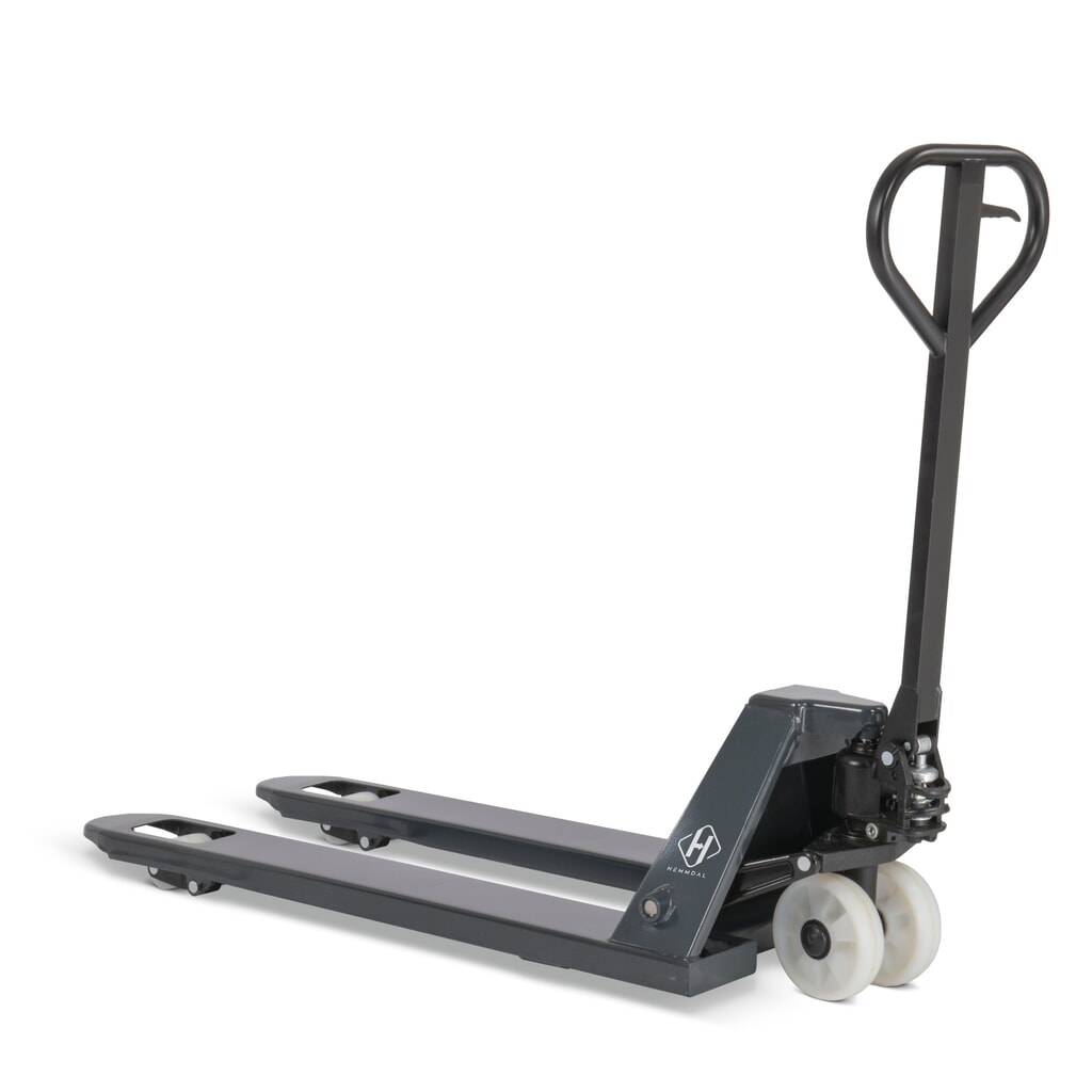 Ručný paletový vozík HEMMDAL PTM 2.0, nosnosť 2000 kg, dĺžka vidlíc 1150 mm, nylon/nylon, jednoduché koliesko Obrázok výrobku: Ručný paletový vozík HEMMDAL PTM 2.0, nosnosť 2000 kg, dĺžka vidlíc 1150 mm, nylon/nylon, jednoduché koliesko