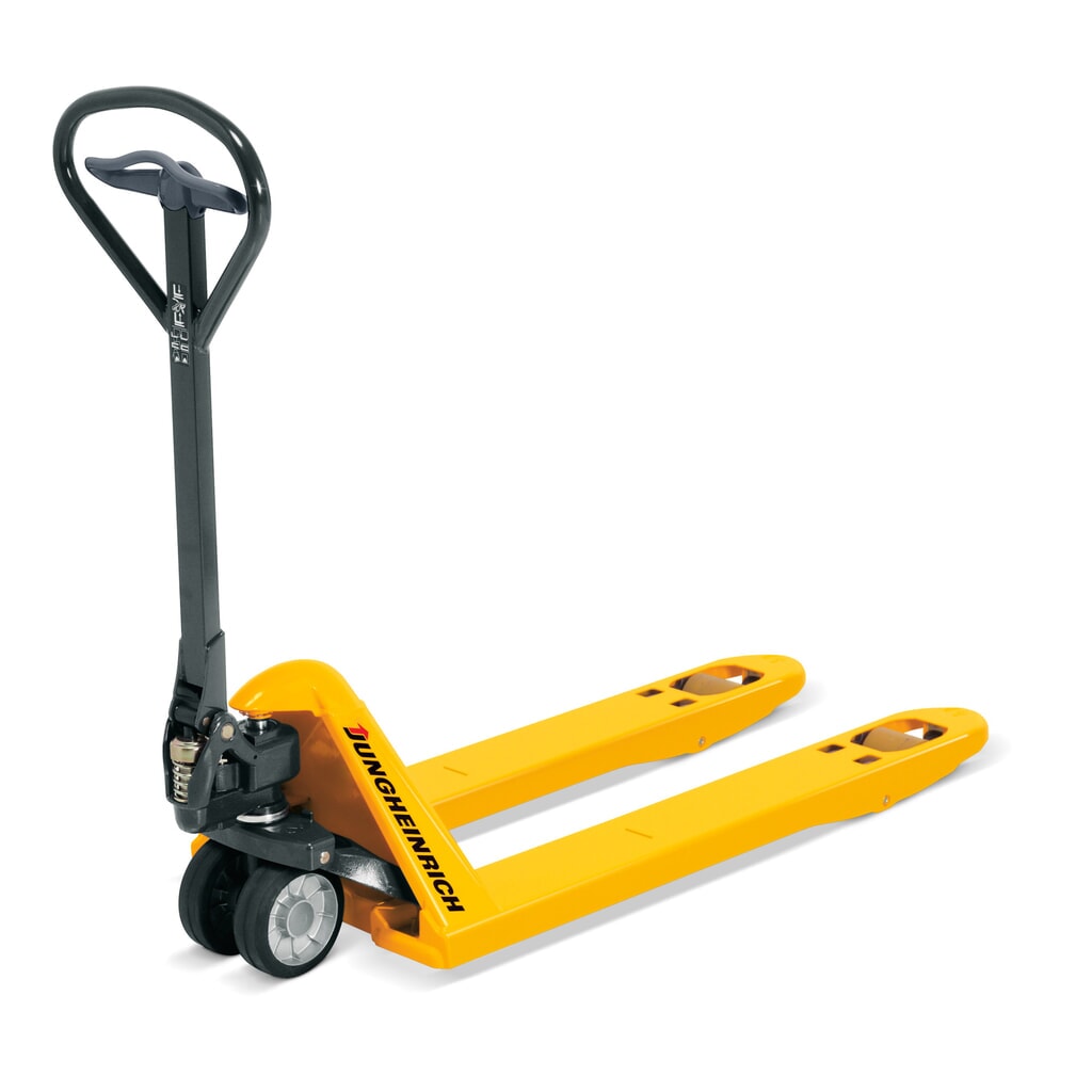 Obrázok výrobku: Ručný paletový vozík Jungheinrich AM 22, nosnosť 2 200 kg, dĺžka vidlíc 950 mm, nylon