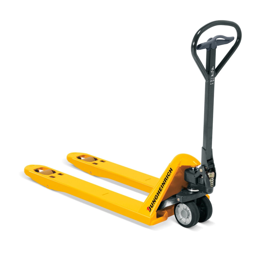 Obrázok výrobku: Ručný paletový vozík Jungheinrich AM 22, nosnosť 2 200 kg, dĺžka vidlíc 1 150 mm, celogumové/nylon