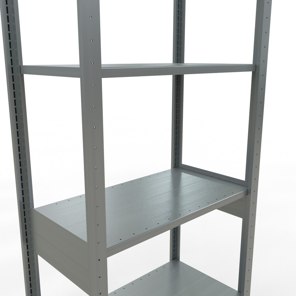 Pozinkovaný policový regál SCHULTE, zaťaženie police 150 kg, v × š × h 2 500 × 810 × 436 mm Číslo obrázka výrobku 4: Pozinkovaný policový regál SCHULTE, zaťaženie police 150 kg, v × š × h 2 500 × 810 × 436 mm