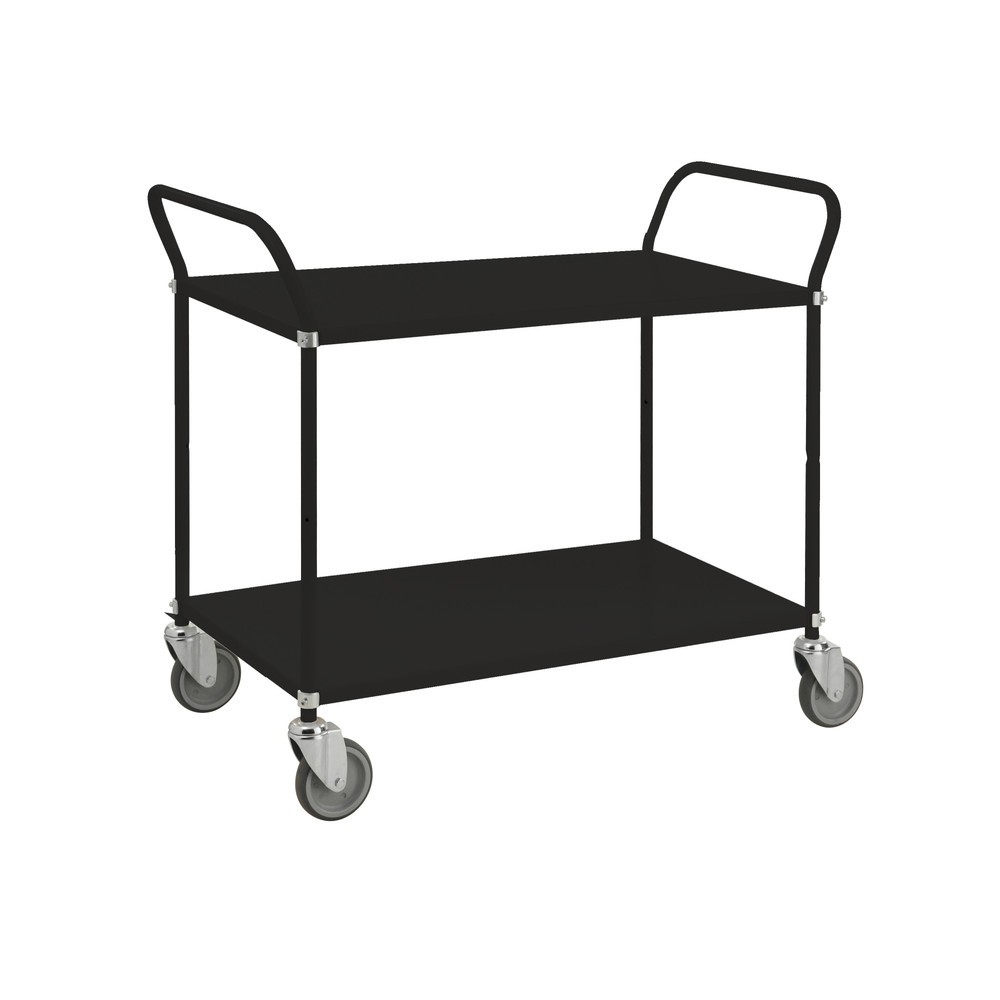Číslo obrázka výrobku 1: Servírovací vozík Kongamek so 4 vodiacimi kolieskami a 2 úrovňami à 480 × 1080 mm, nosnosť 100 kg