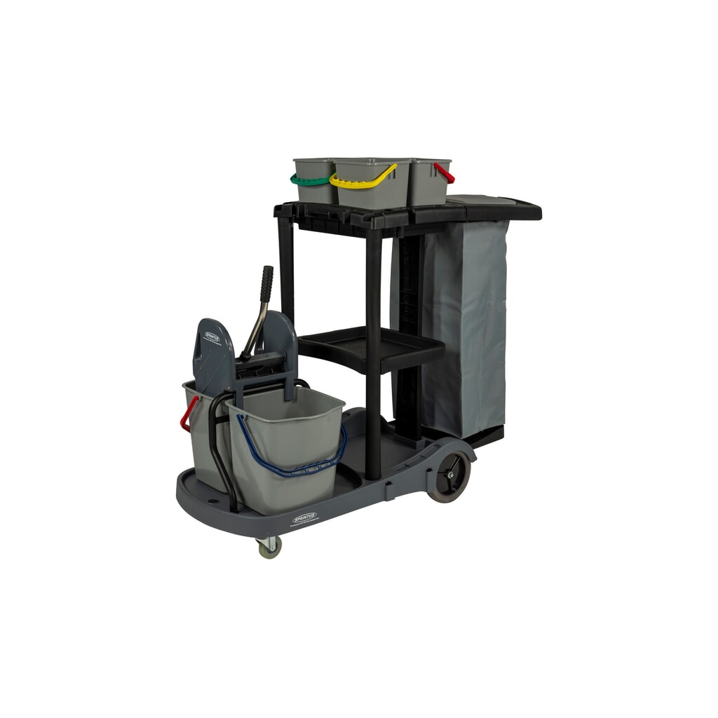 Číslo obrázka výrobku 4: Servisný vozík SPRiNTUS, vedro 2 × 17 litrov + 4 × 4 litre
