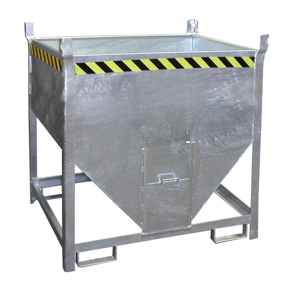 Číslo obrázka výrobku 1: Silo Bauer® s posuvným uzáverom, pozinkované, nosnosť 1 000 kg, objem 0,75 m³