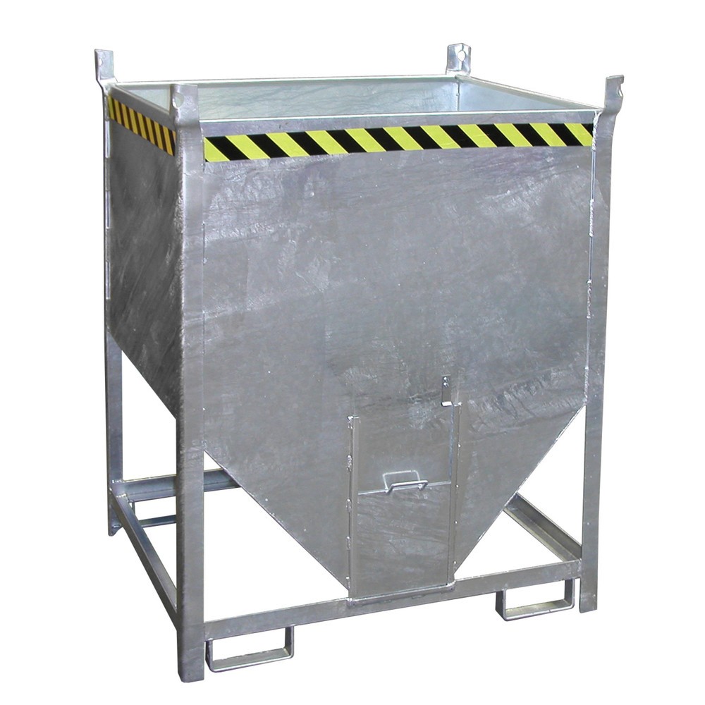 Číslo obrázka výrobku 1: Silo Bauer® s posuvným uzáverom, pozinkované, nosnosť 1 500 kg, objem 1 m³