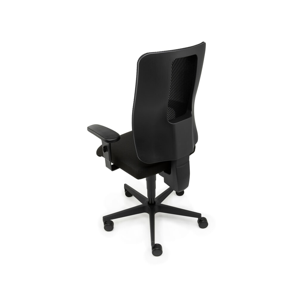 Číslo obrázka výrobku 2: Kancelárska stolička SITWELL STEIFENSAND Straight Net, synchronná mechanika, výškovo nastaviteľná kruhová lakťová opierka, sieťované operadlo