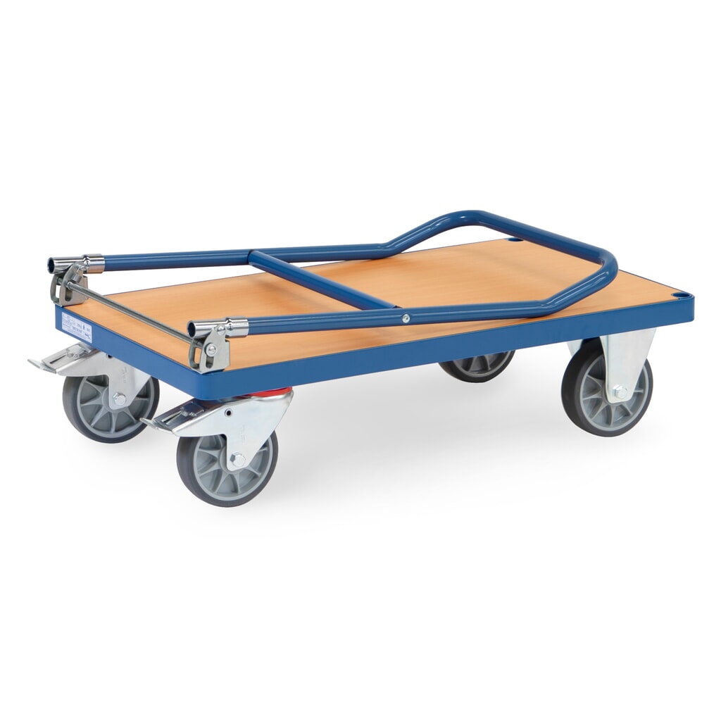 fetra® Skladací plošinový vozík, nosnosť 500 kg, ložná plocha Š x H 850 x 500 mm Číslo obrázka výrobku 3: fetra® Skladací plošinový vozík, nosnosť 500 kg, ložná plocha Š x H 850 x 500 mm
