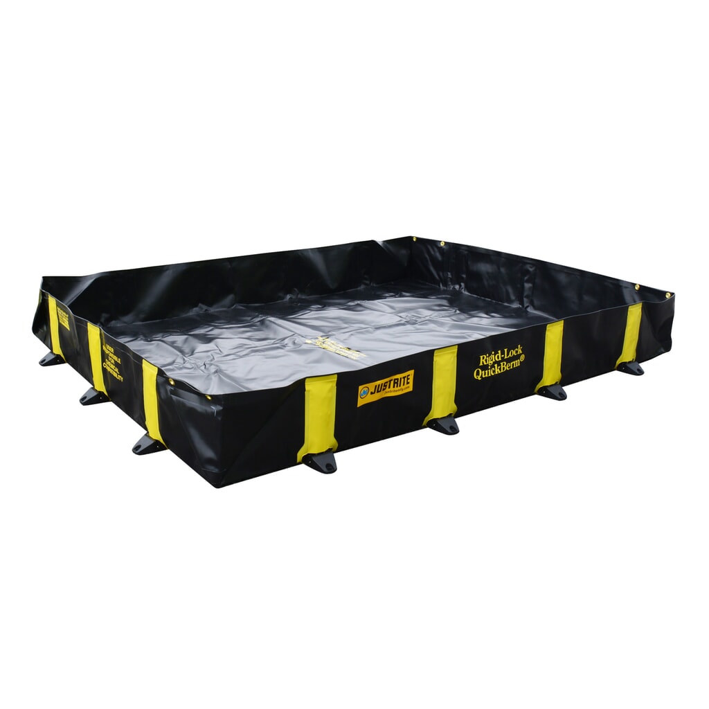 Obrázok výrobku: Justrite® QuickBerm® skladacia záchytná vaňa z PVC, kapacita 1 344 l
