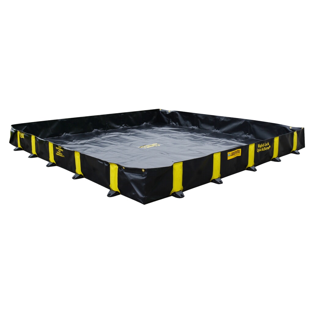 Obrázok výrobku: Justrite® QuickBerm® skladacia záchytná vaňa z PVC, kapacita 2 820 l