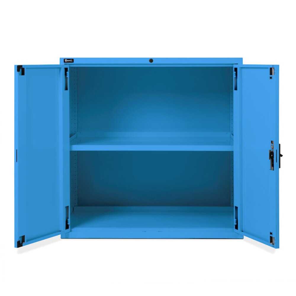 Číslo obrázka výrobku 2: Skriňa Fami MASTER s krídlovými dverami, v × š × h 1 000 × 1 020 × 726 mm, svetlomodrá