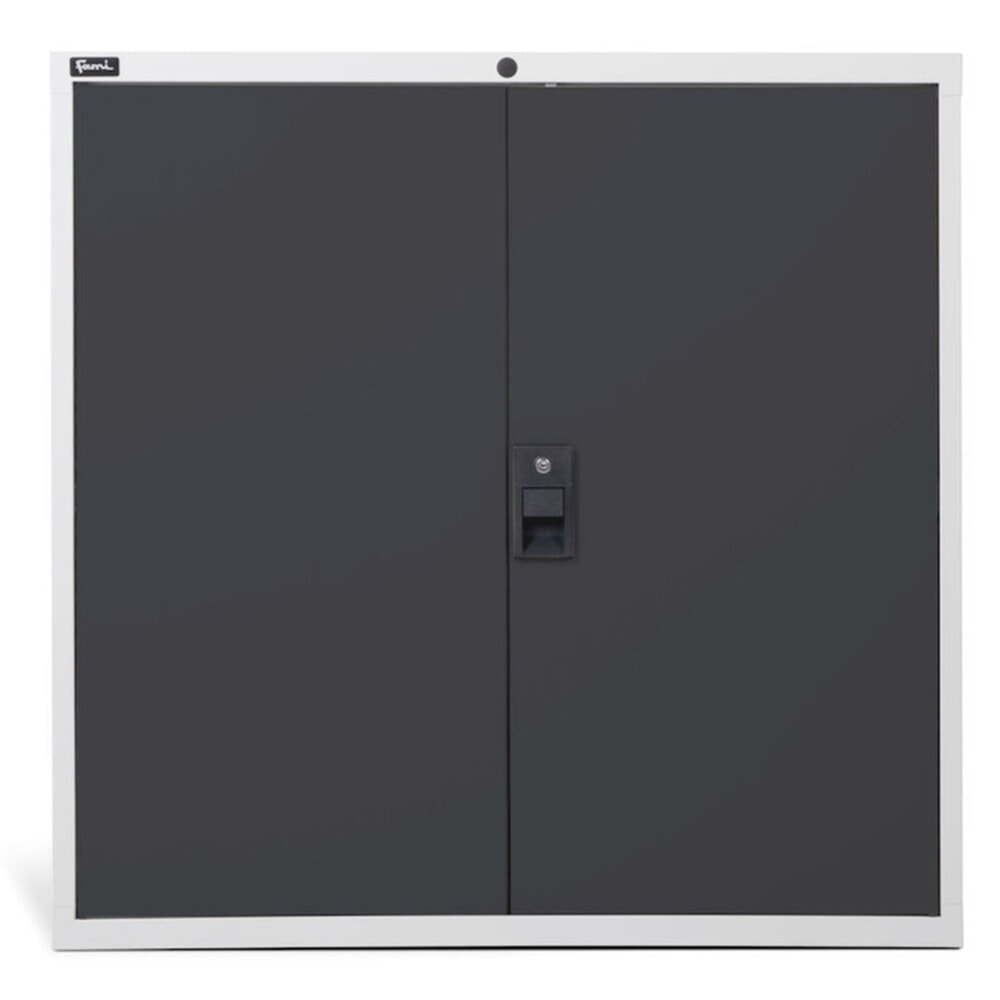 Číslo obrázka výrobku 3: Skriňa Fami MASTER s krídlovými dverami, v × š × h 1 000 × 1 020 × 726 mm, svetlosivá, antracitová