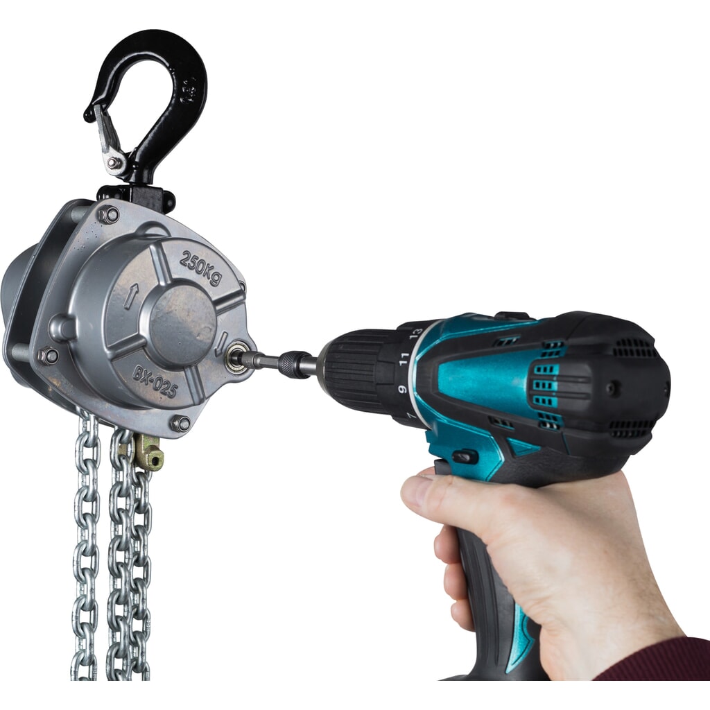 Číslo obrázka výrobku 2: PLANETA ručný reťazový kladkostroj PREMIUM PRO-E, TK 250 kg