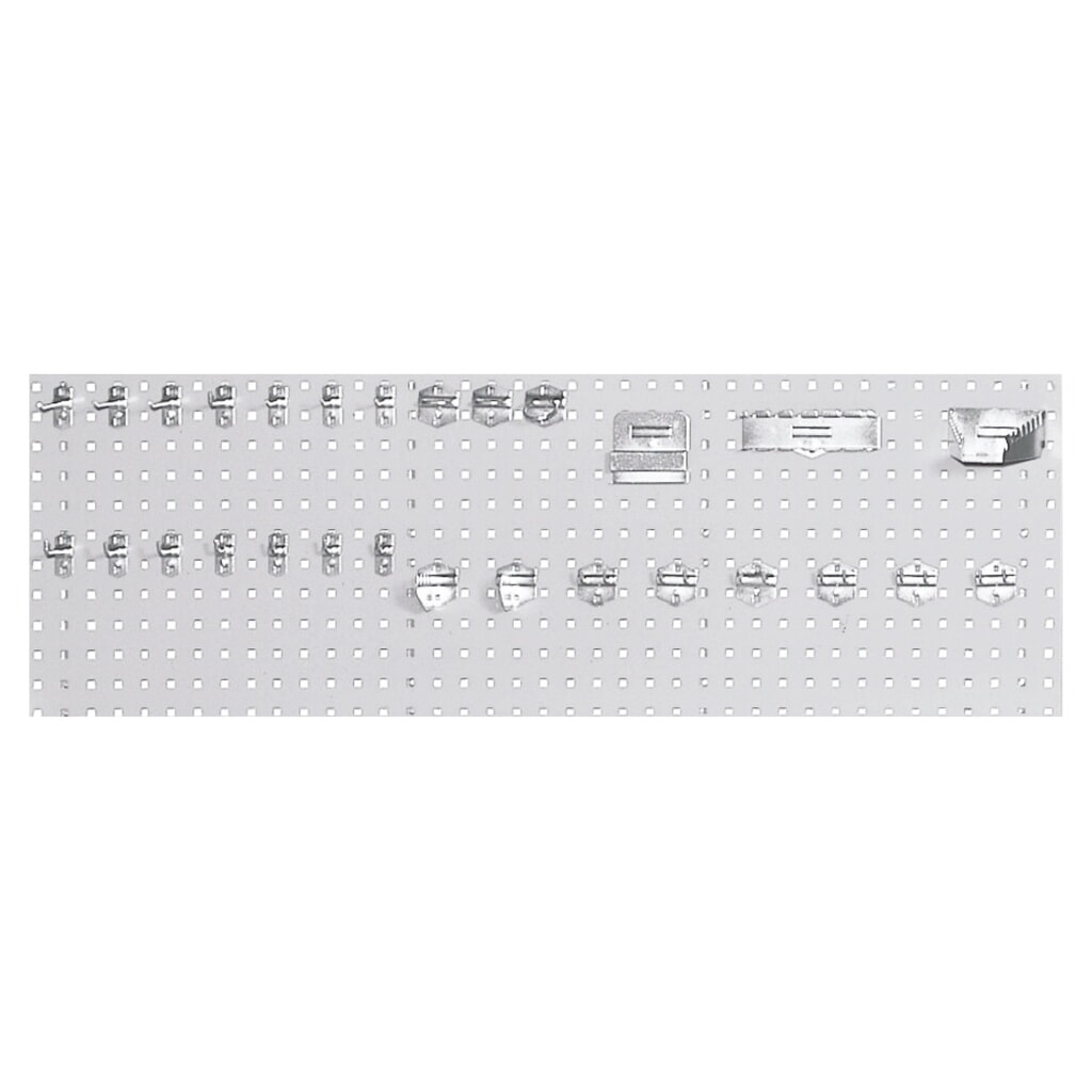 Obrázok výrobku: Dierovaná doska Bedrunka+Hirth pre pracovné stoly, š × v 2 000 × 450 mm