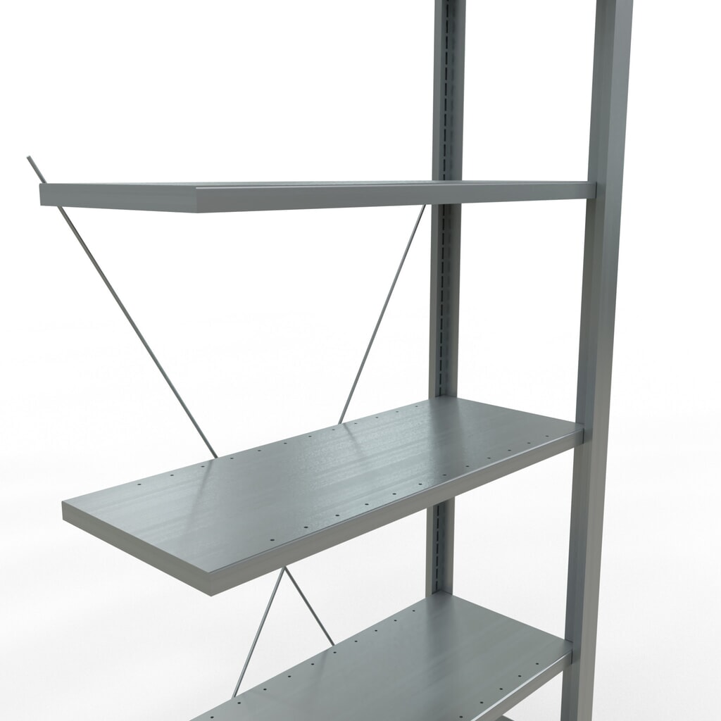 Spisový regál SCHULTE nadstavbové pole, jednostranný, bez koncových dorazov, zaťaženie police 85 kg, v x š x h 2 000 x 750 x 300 mm Číslo obrázka výrobku 4: Spisový regál SCHULTE nadstavbové pole, jednostranný, bez koncových dorazov, zaťaženie police 85 kg, v x š x h 2 000 x 750 x 300 mm