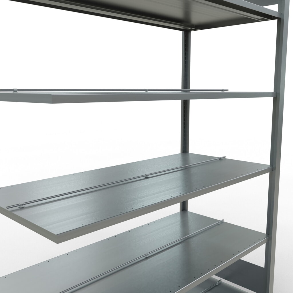 Spisový regál SCHULTE nadstavbové pole, obojstranný, so stredovými dorazmi, zaťaženie police 150 kg, v x š x h 2 000 x 1 300 x 600 mm Číslo obrázka výrobku 4: Spisový regál SCHULTE nadstavbové pole, obojstranný, so stredovými dorazmi, zaťaženie police 150 kg, v x š x h 2 000 x 1 300 x 600 mm