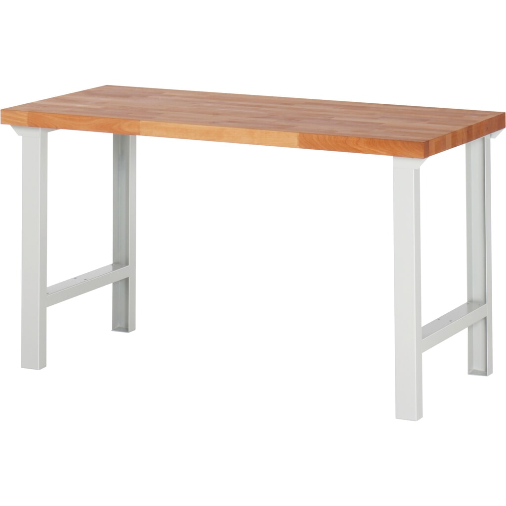 Pracovný stôl Steinbock®, V x Š x H 840 x 1 500 x 700 mm, RAL 7035 Číslo obrázka výrobku 1: Pracovný stôl Steinbock®, V x Š x H 840 x 1 500 x 700 mm, RAL 7035