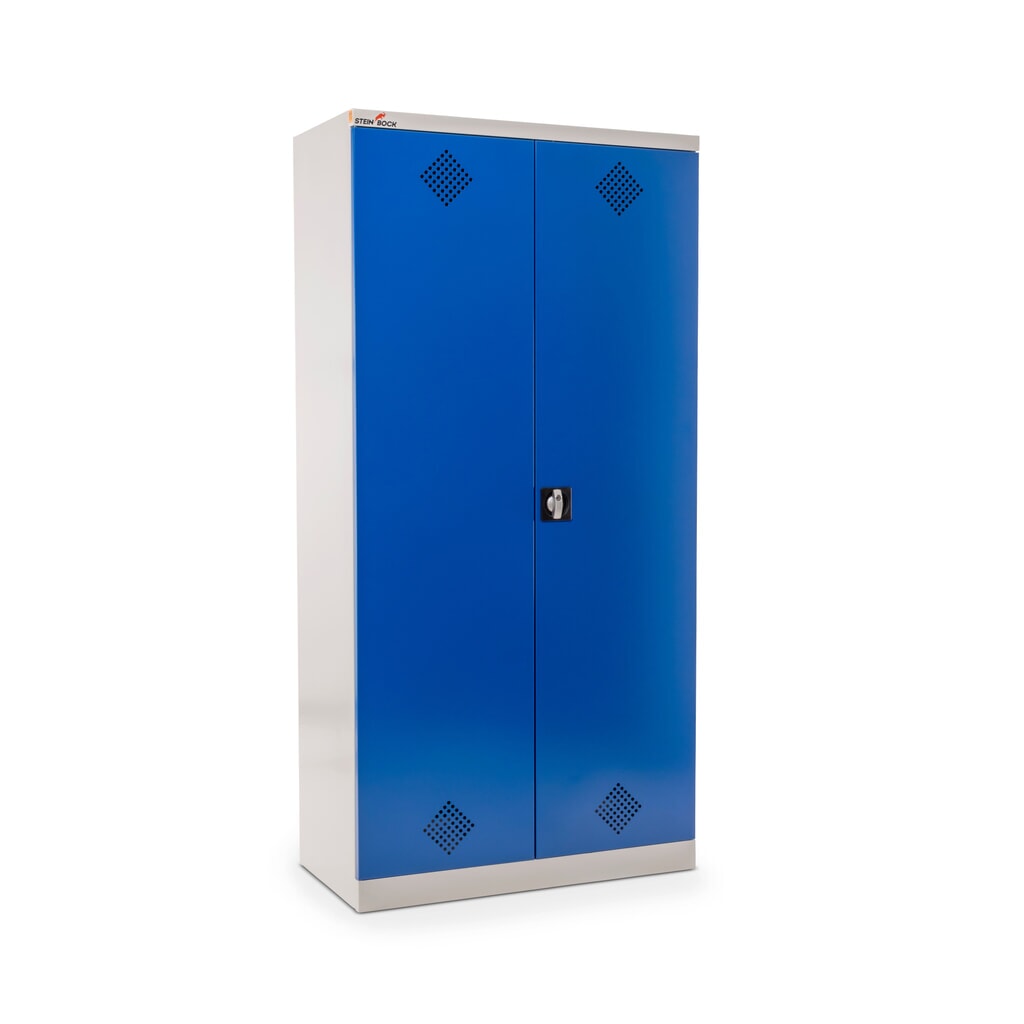 Obrázok výrobku: Chemická skriňa Steinbock®, 4 podlahové záchytné vane podľa StawaR, v × š × h 1 950 × 950 × 500 mm