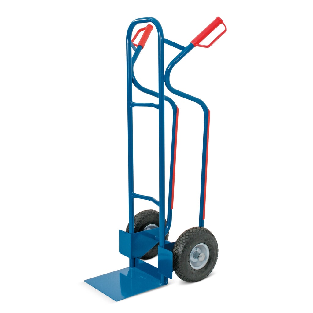 Ručný vozík HEMMDAL, pneumatiky s ochranou proti defektu, nosnosť 250 kg, ložná plocha Š x H 280 x 275 mm, oceľ Obrázok výrobku: Ručný vozík HEMMDAL, pneumatiky s ochranou proti defektu, nosnosť 250 kg, ložná plocha Š x H 280 x 275 mm, oceľ