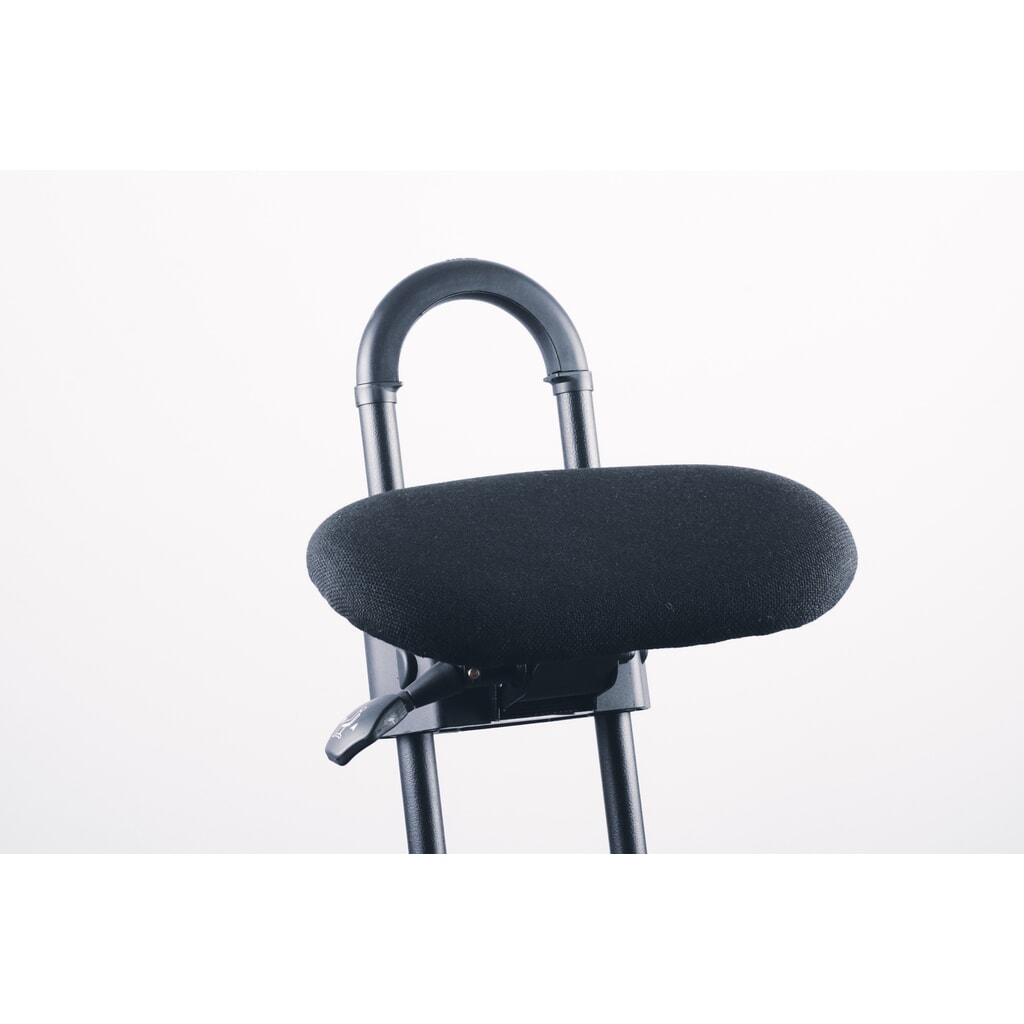 Stojací pomôcka s kolieskami, látkové čalúnenie, výška sedadla 610-860 mm, podlahový klzák, stojan Číslo obrázka výrobku 14: Stojací pomôcka s kolieskami, látkové čalúnenie, výška sedadla 610-860 mm, podlahový klzák, stojan