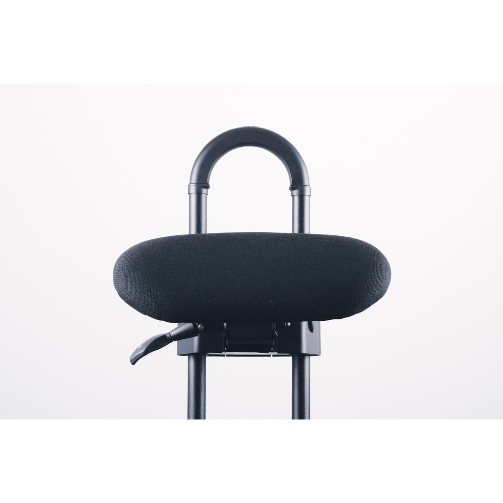 Stojací pomôcka s kolieskami, látkové čalúnenie, výška sedadla 610-860 mm, podlahový klzák, stojan Číslo obrázka výrobku 15: Stojací pomôcka s kolieskami, látkové čalúnenie, výška sedadla 610-860 mm, podlahový klzák, stojan
