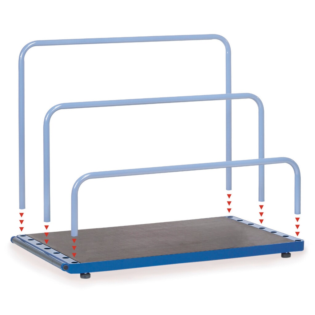 stojan fetra®, bez držiaka, nosnosť 1 200 kg, nosnosť š x H 1 200 x 800 mm Číslo obrázka výrobku 3: stojan fetra®, bez držiaka, nosnosť 1 200 kg, nosnosť š x H 1 200 x 800 mm