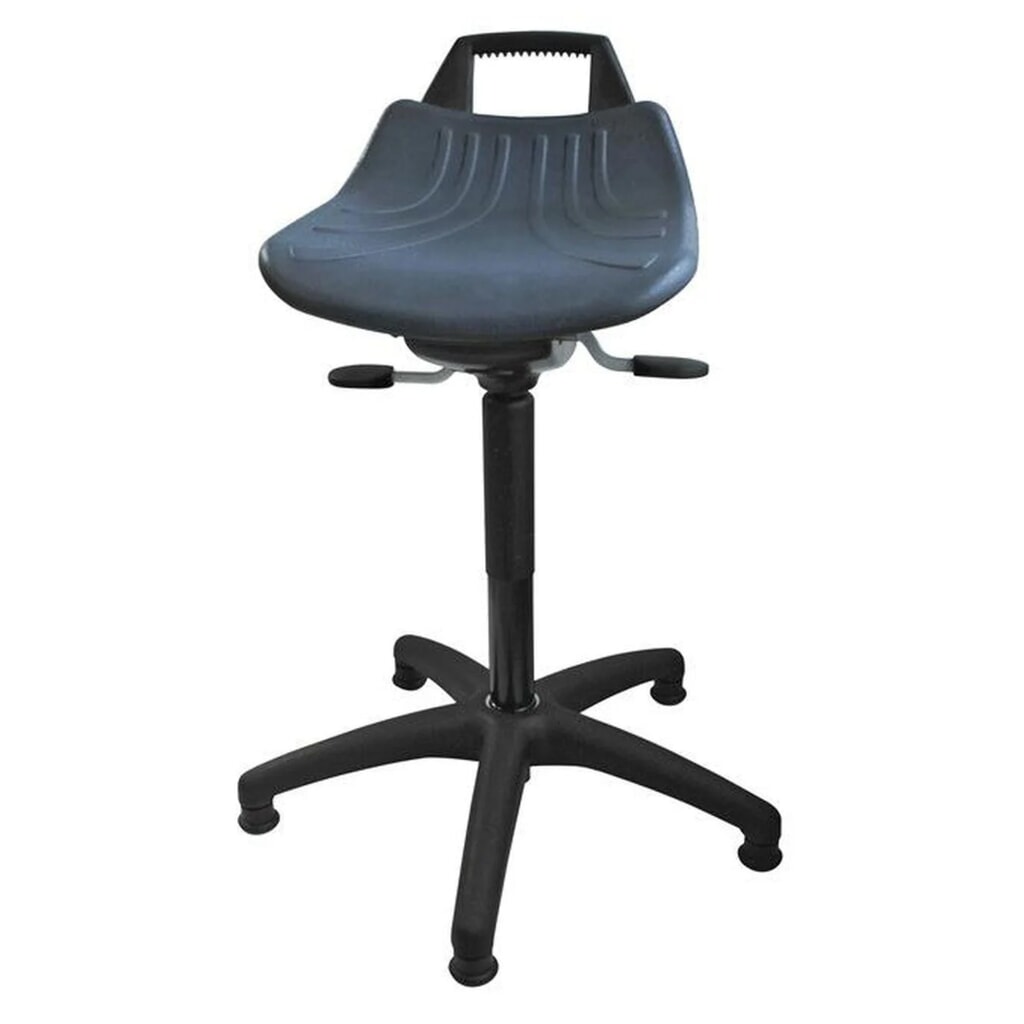 HEMMDAL Stolička Premium, PU sedadlo, výška sedadla 500 – 700 mm, klzáky Obrázok výrobku: HEMMDAL Stolička Premium, PU sedadlo, výška sedadla 500 – 700 mm, klzáky